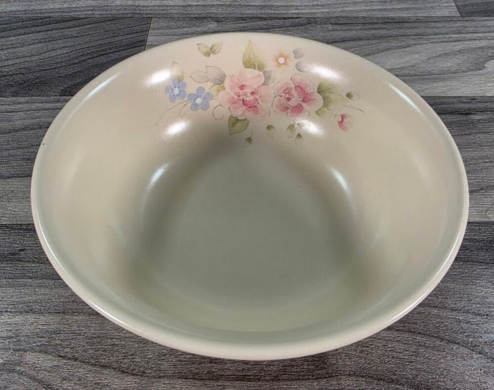 Vintage Pfaltzgraff Tea Rose Stoneware Cereal Salad Bowl 7.5 Inch USA MULT AVAIL